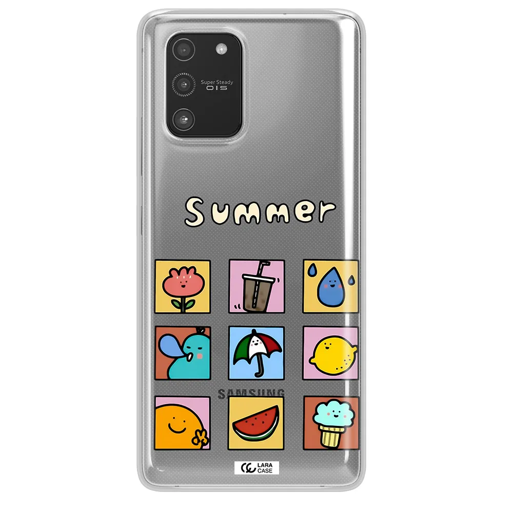summer vibes Samsung A91 Clear TPU Case