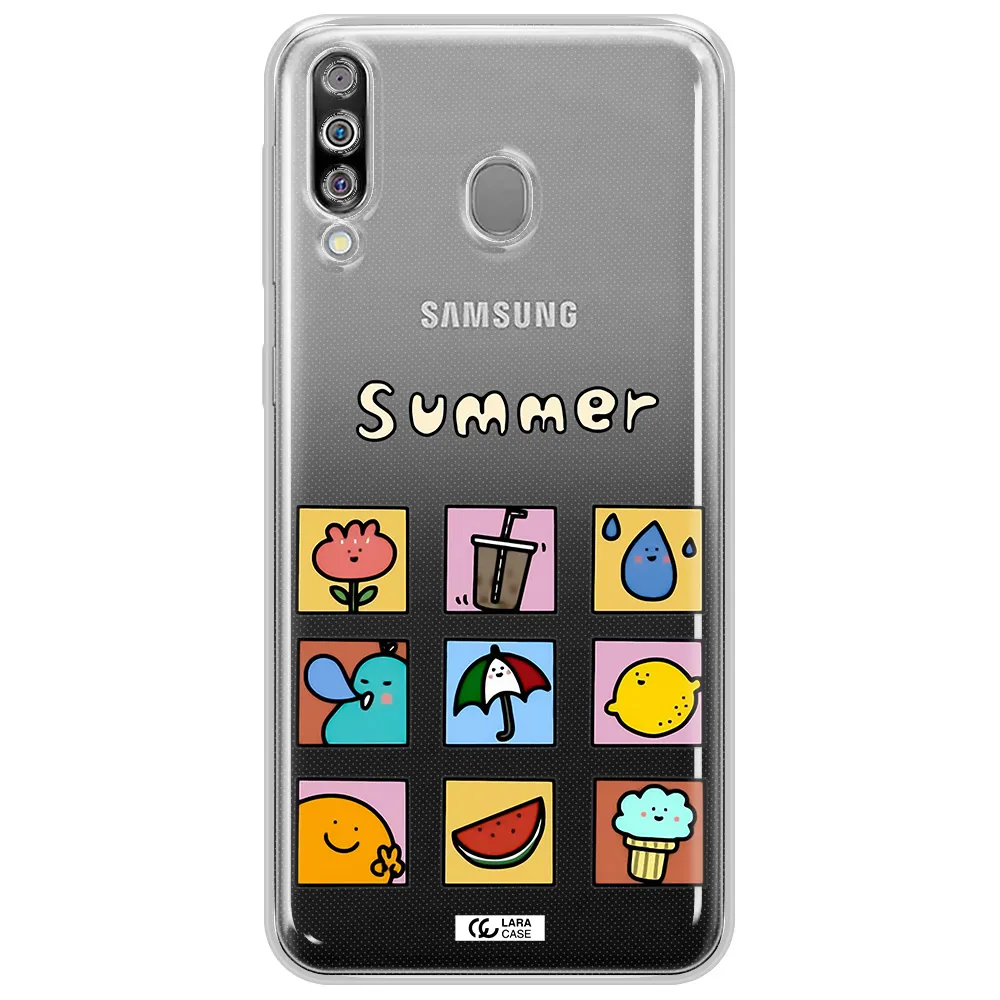 summer vibes Samsung M30 Clear TPU Case