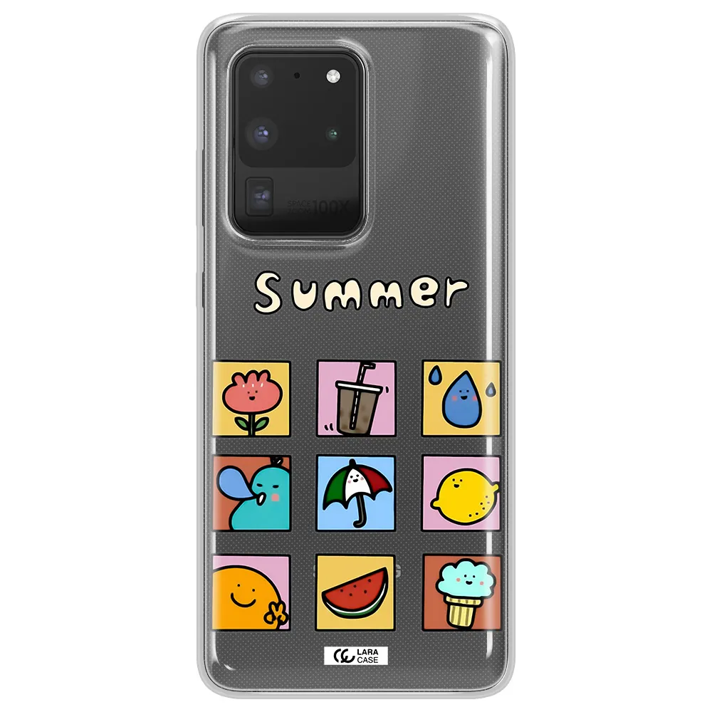 summer vibes Samsung S20 Ultra Clear TPU Case