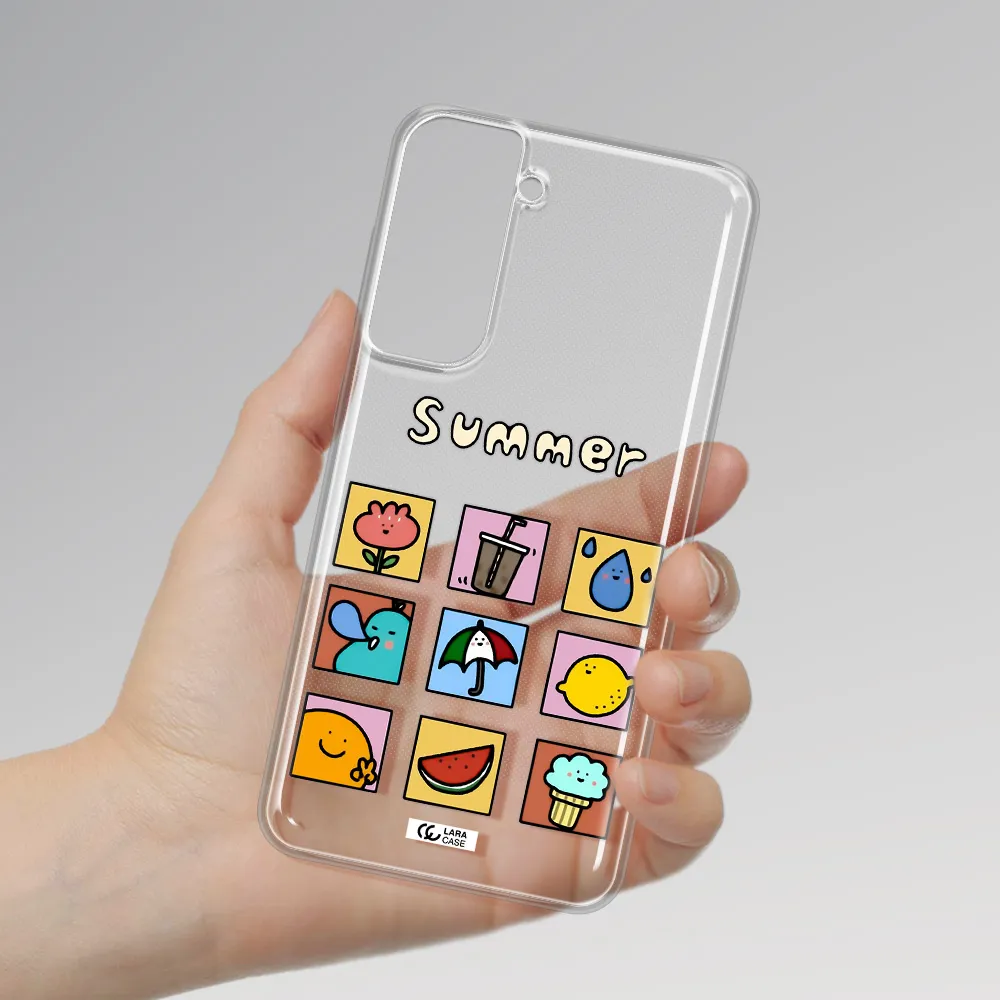 Summer Vibes Samsung S21 Fe Clear Tpu Case