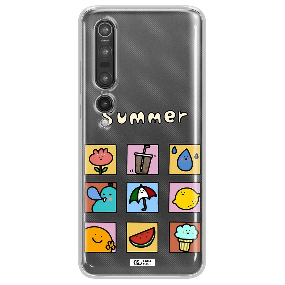 summer vibes Xiaomi Mi 10 Pro Clear TPU Case