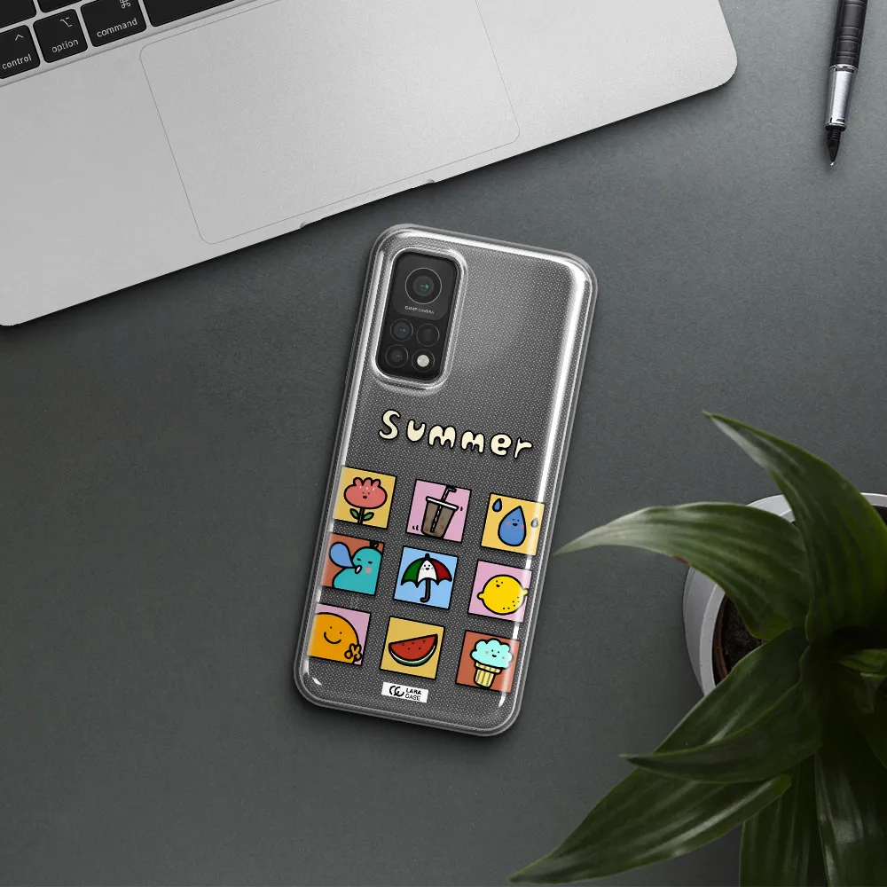 summer vibes Xiaomi Mi 10T Clear TPU Case