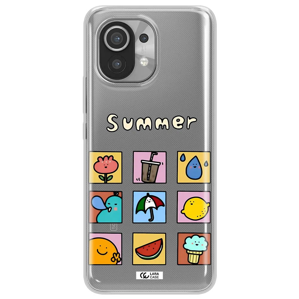 summer vibes Xiaomi Mi 11 Clear TPU Case