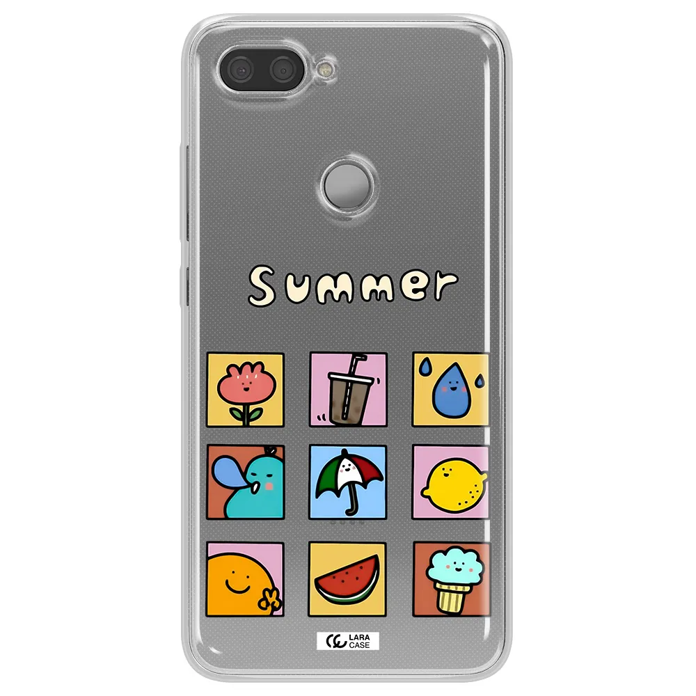 summer vibes Xiaomi Mi 8 Lite Clear TPU Case