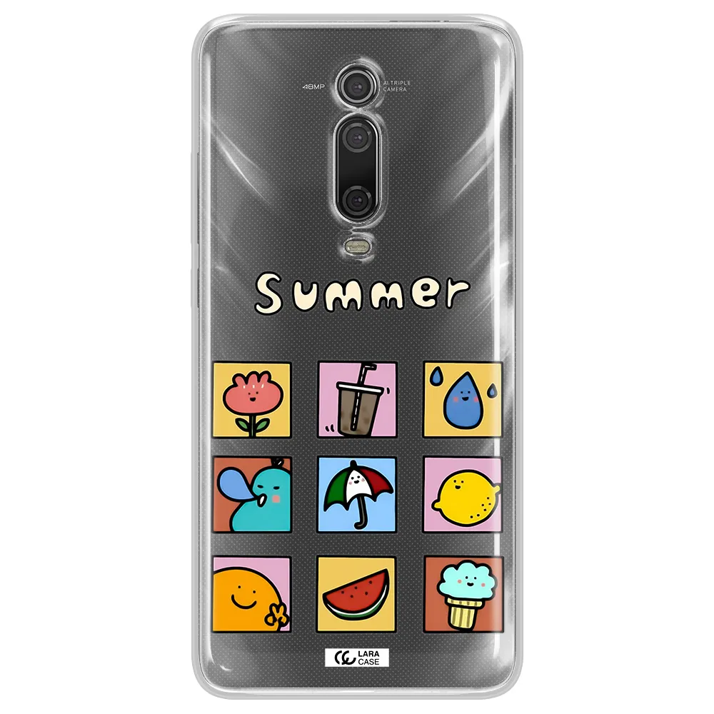 summer vibes Xiaomi Mi 9T Clear TPU Case