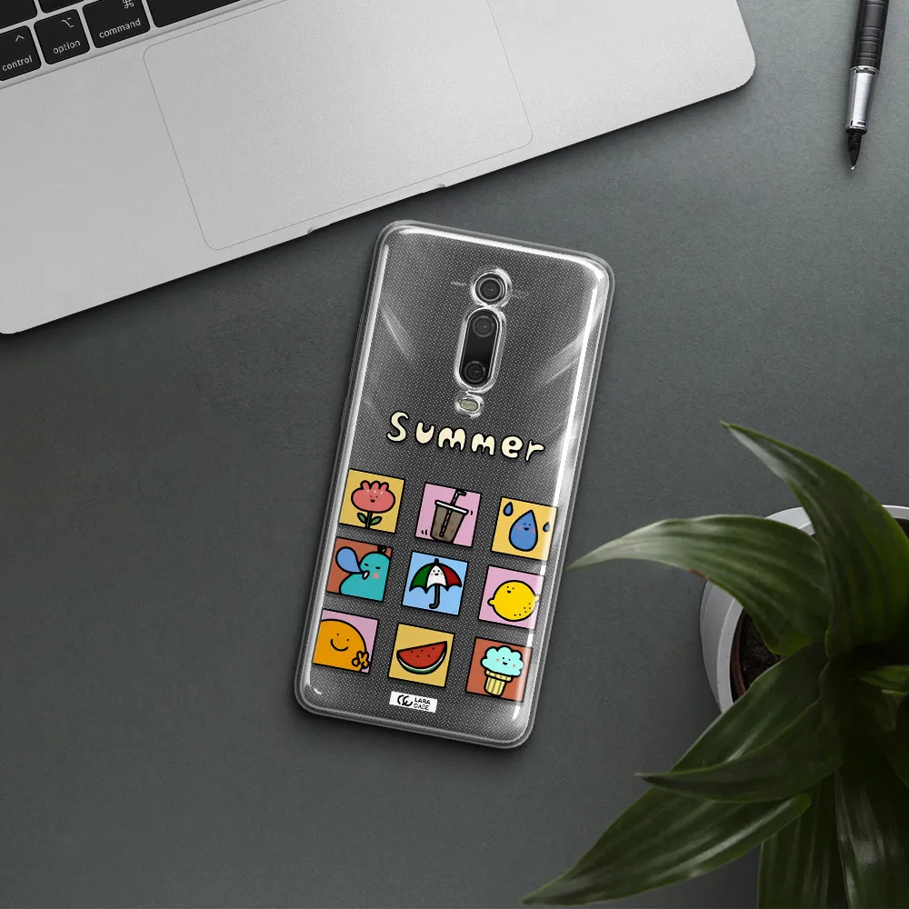 summer vibes Xiaomi Mi 9T Clear TPU Case