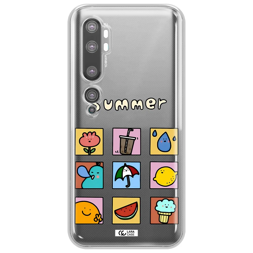 summer vibes Xiaomi Mi Note 10 Clear TPU Case