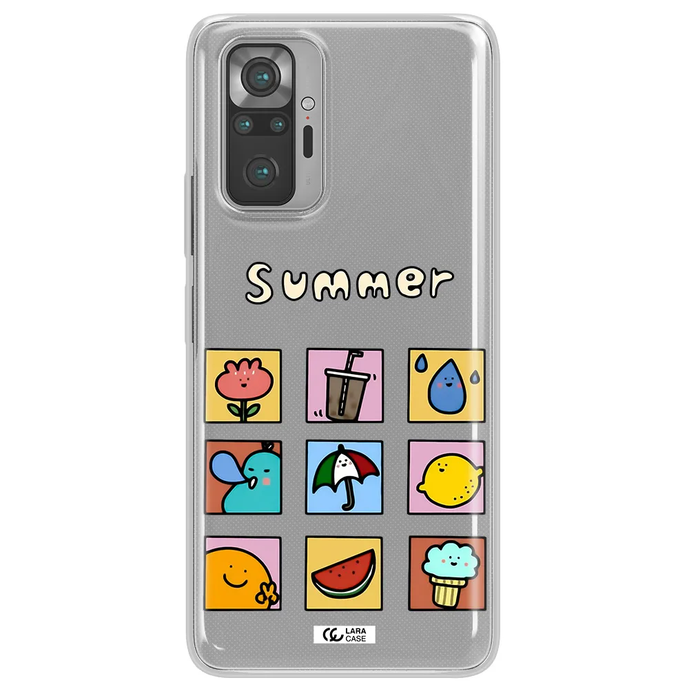 summer vibes Xiaomi Note 10 Pro Clear TPU Case