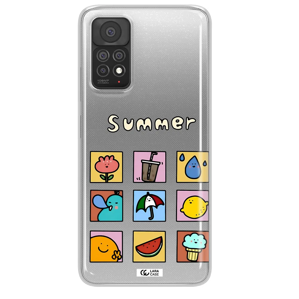 summer vibes Xiaomi Note 11 Pro Clear TPU Case