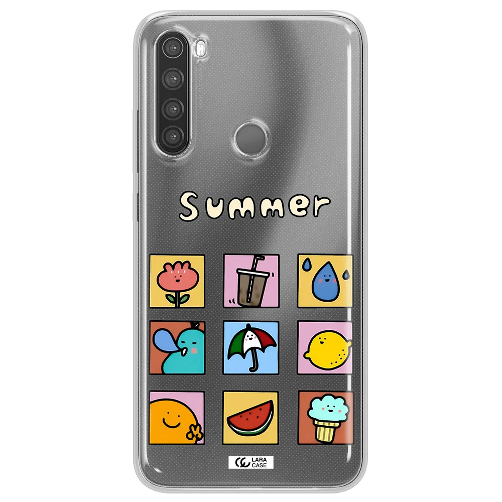 summer vibes Xiaomi Note 8 Clear TPU Case