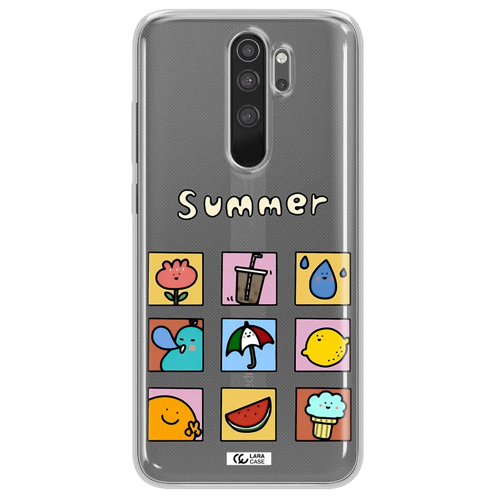 summer vibes Xiaomi Note 8 Pro Clear TPU Case