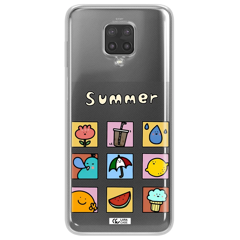 summer vibes Xiaomi Note 9 Pro Clear TPU Case