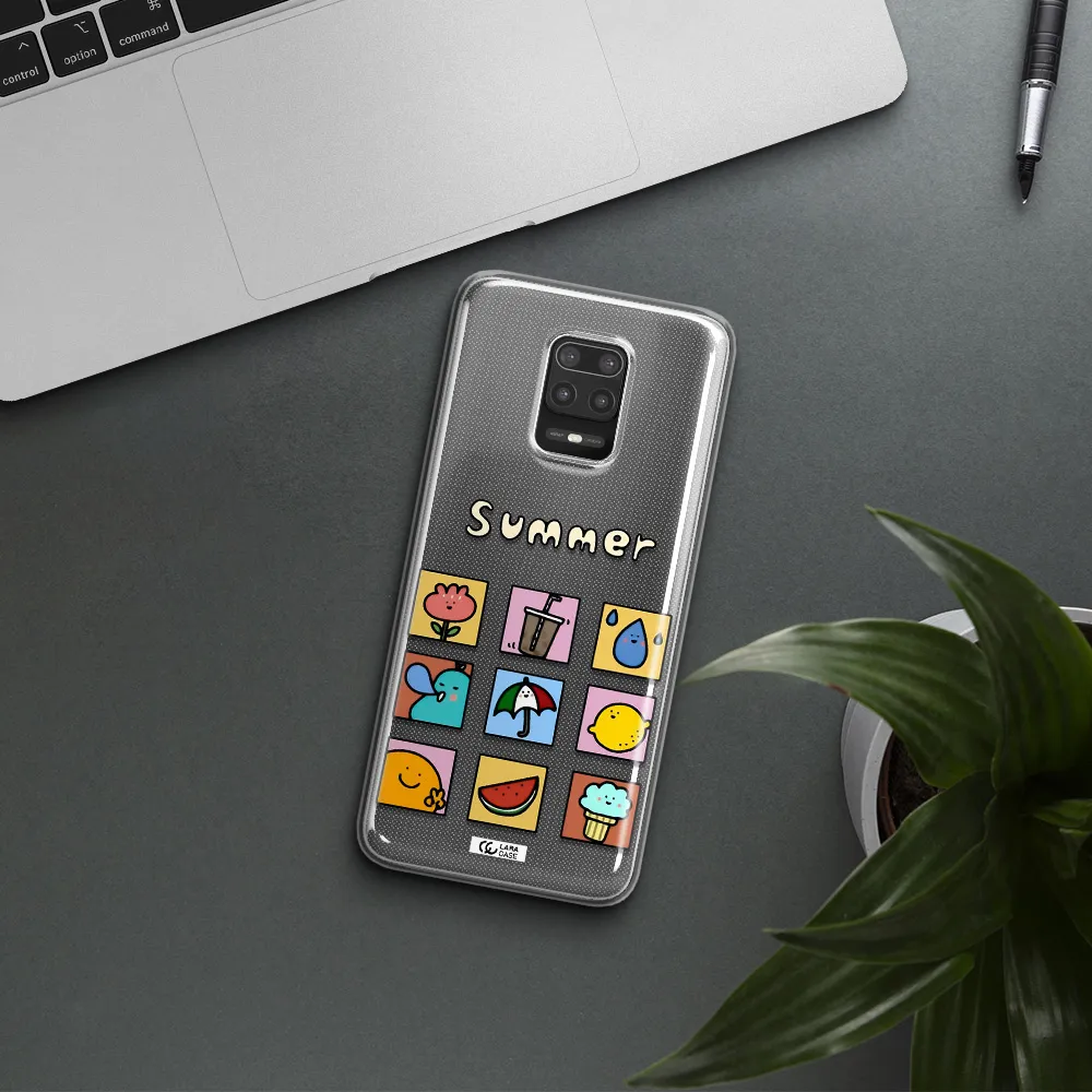 summer vibes Xiaomi Note 9S Clear TPU Case