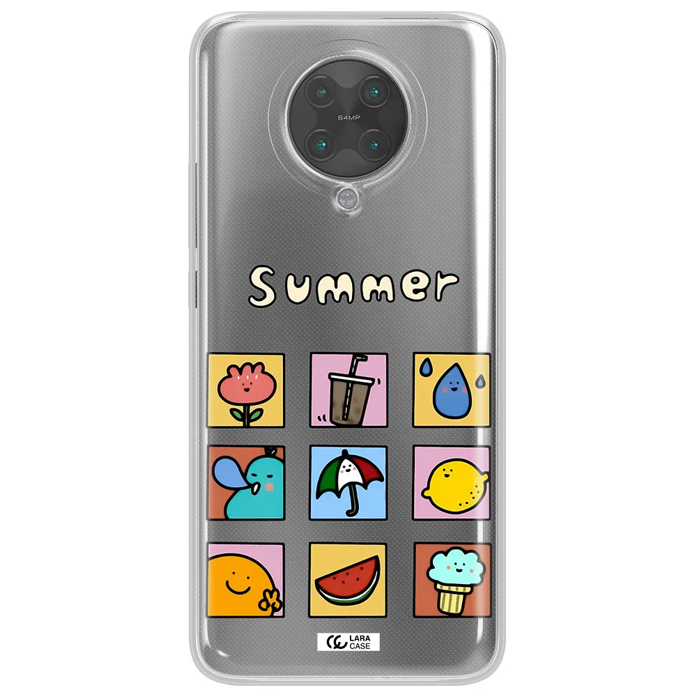summer vibes Xiaomi Poco F2 Pro Clear TPU Case