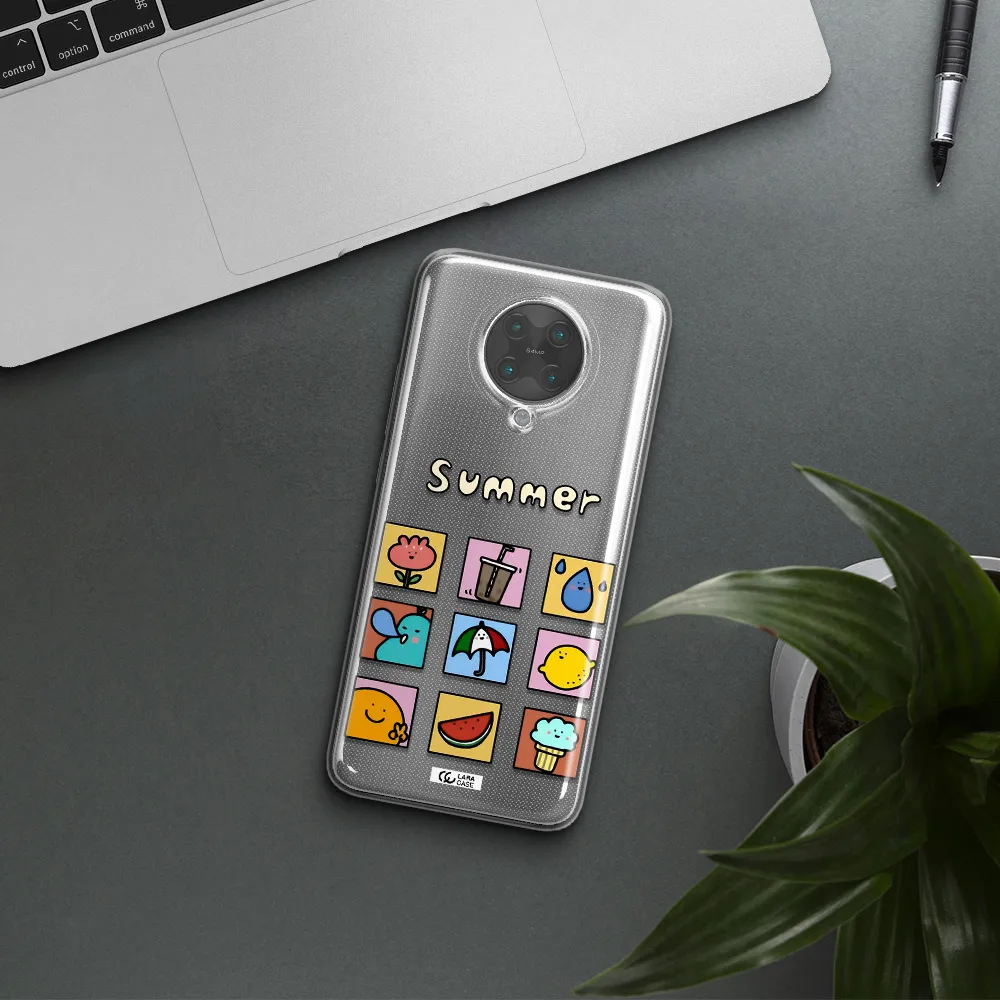 summer vibes Xiaomi Poco F2 Pro Clear TPU Case