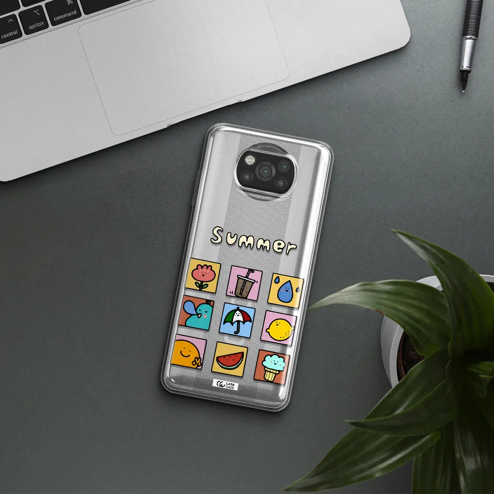 summer vibes Xiaomi Poco X3 Clear TPU Case