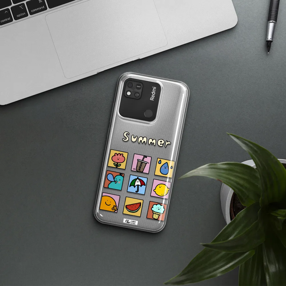 summer vibes Xiaomi Redmi 10A Clear TPU Case