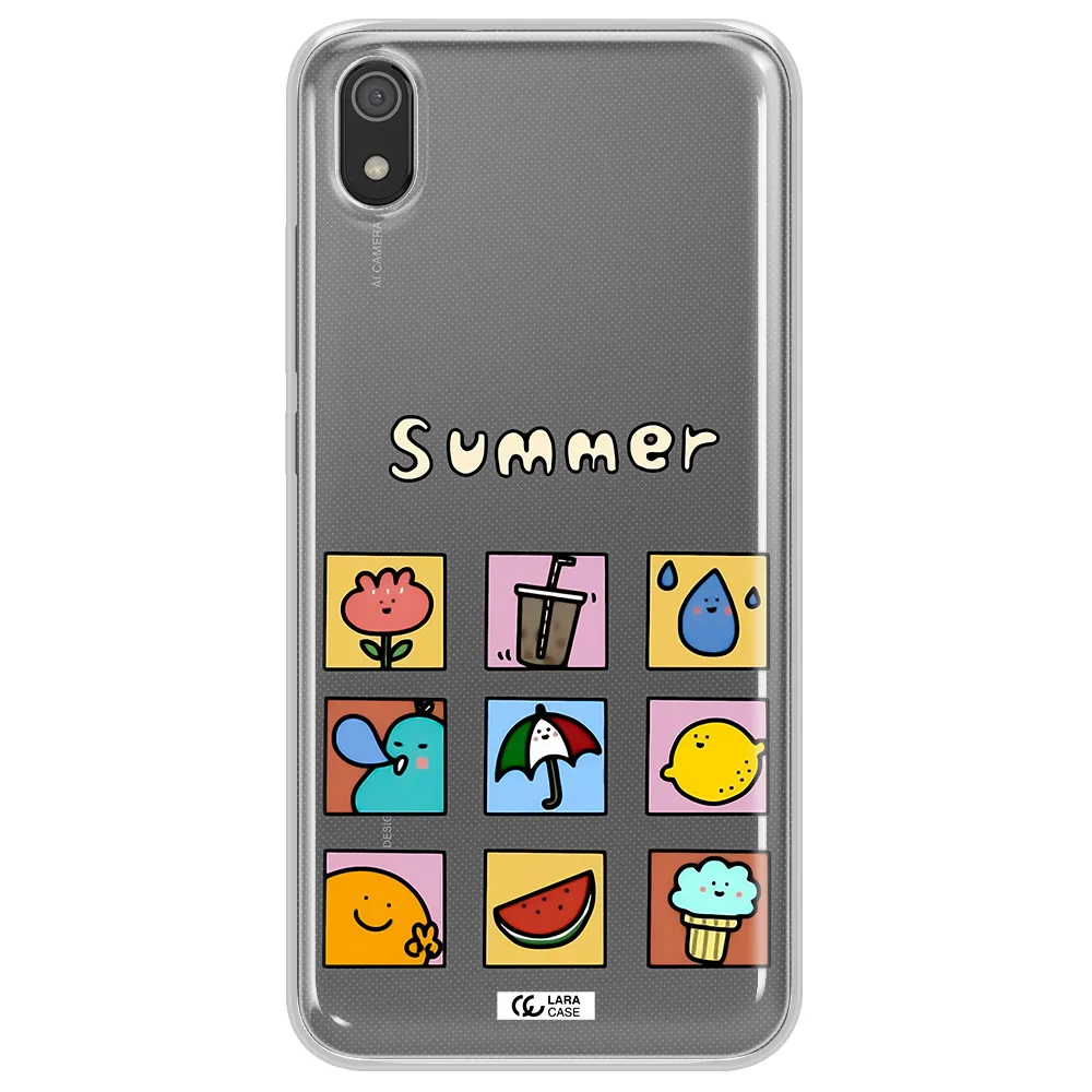 summer vibes Xiaomi Redmi 7A Clear TPU Case