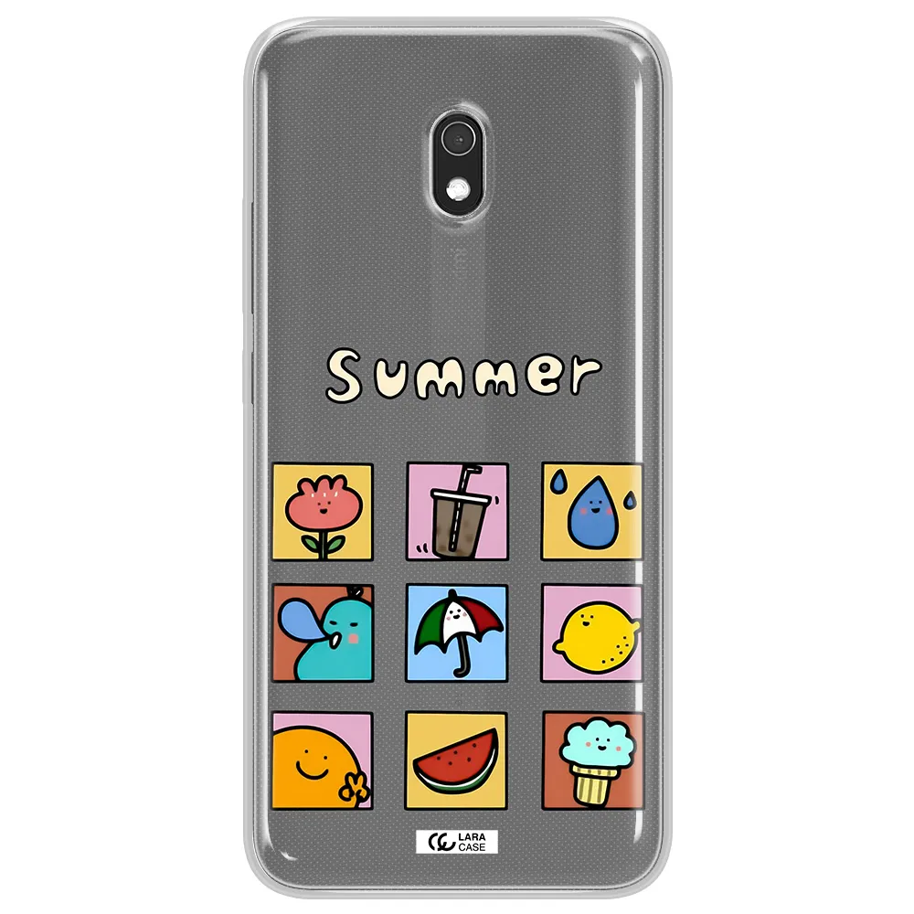 summer vibes Xiaomi Redmi 8A Clear TPU Case