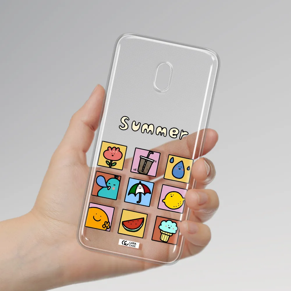 summer vibes Xiaomi Redmi 8A Clear TPU Case
