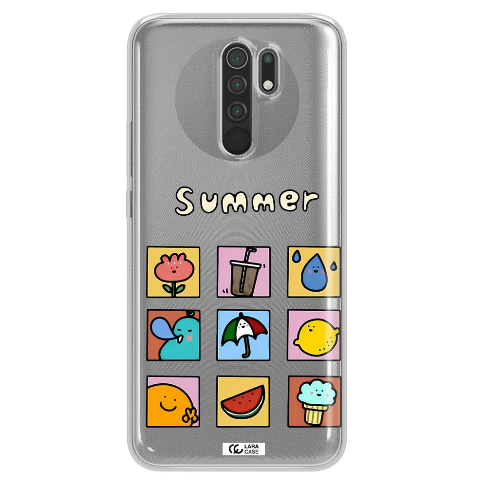 summer vibes Xiaomi Redmi 9 Clear TPU Case