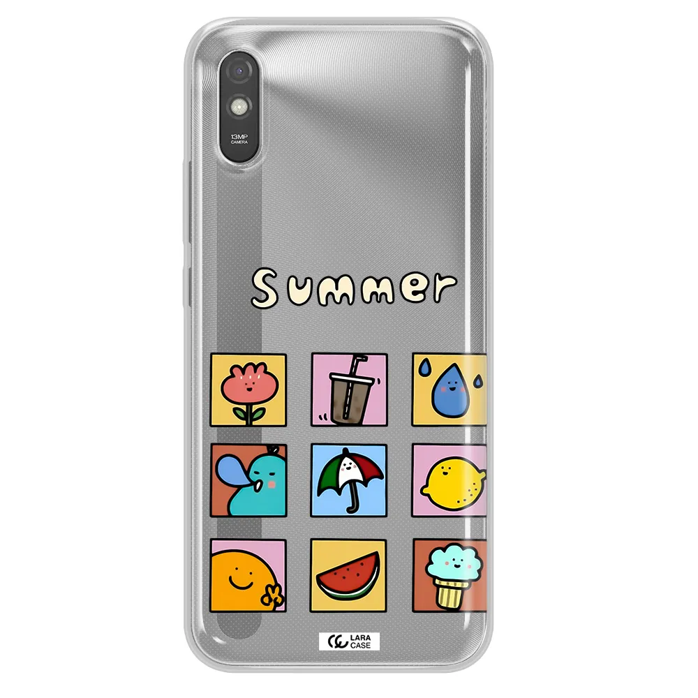 summer vibes Xiaomi Redmi 9A Clear TPU Case