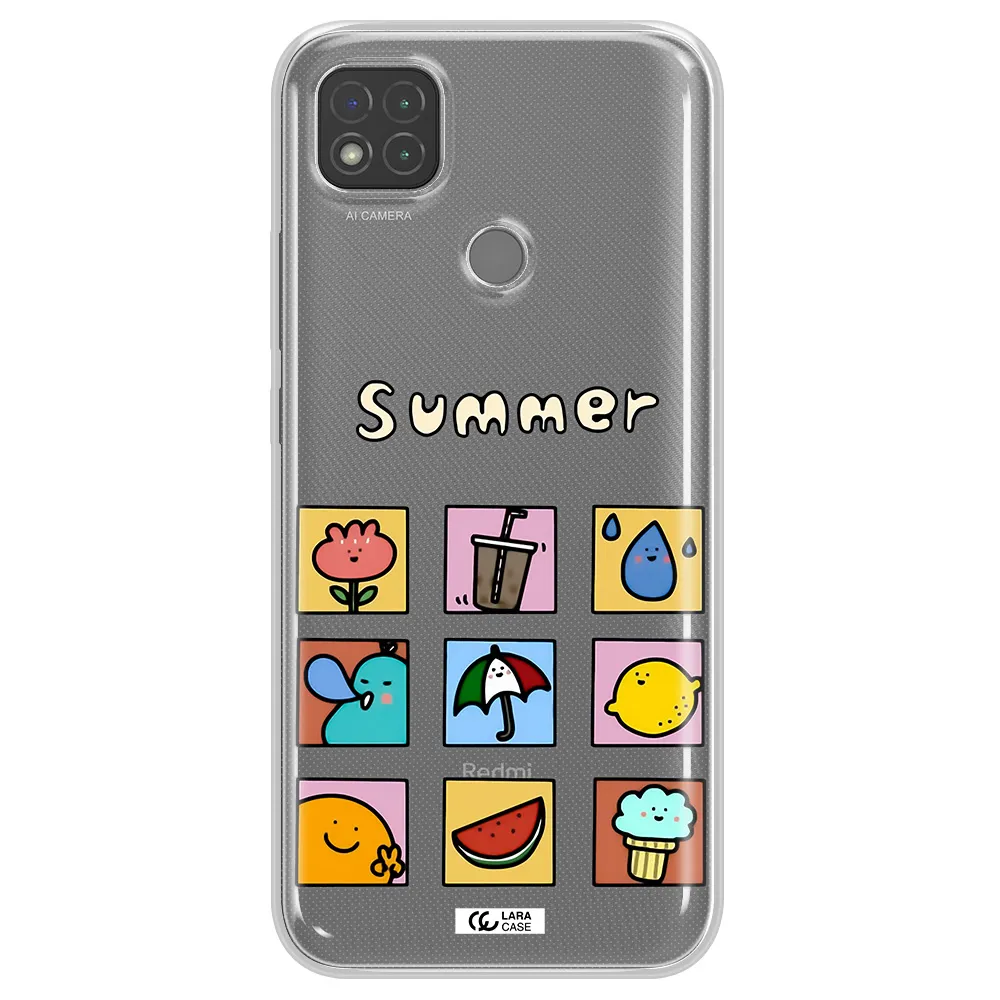summer vibes Xiaomi Redmi 9C Clear TPU Case