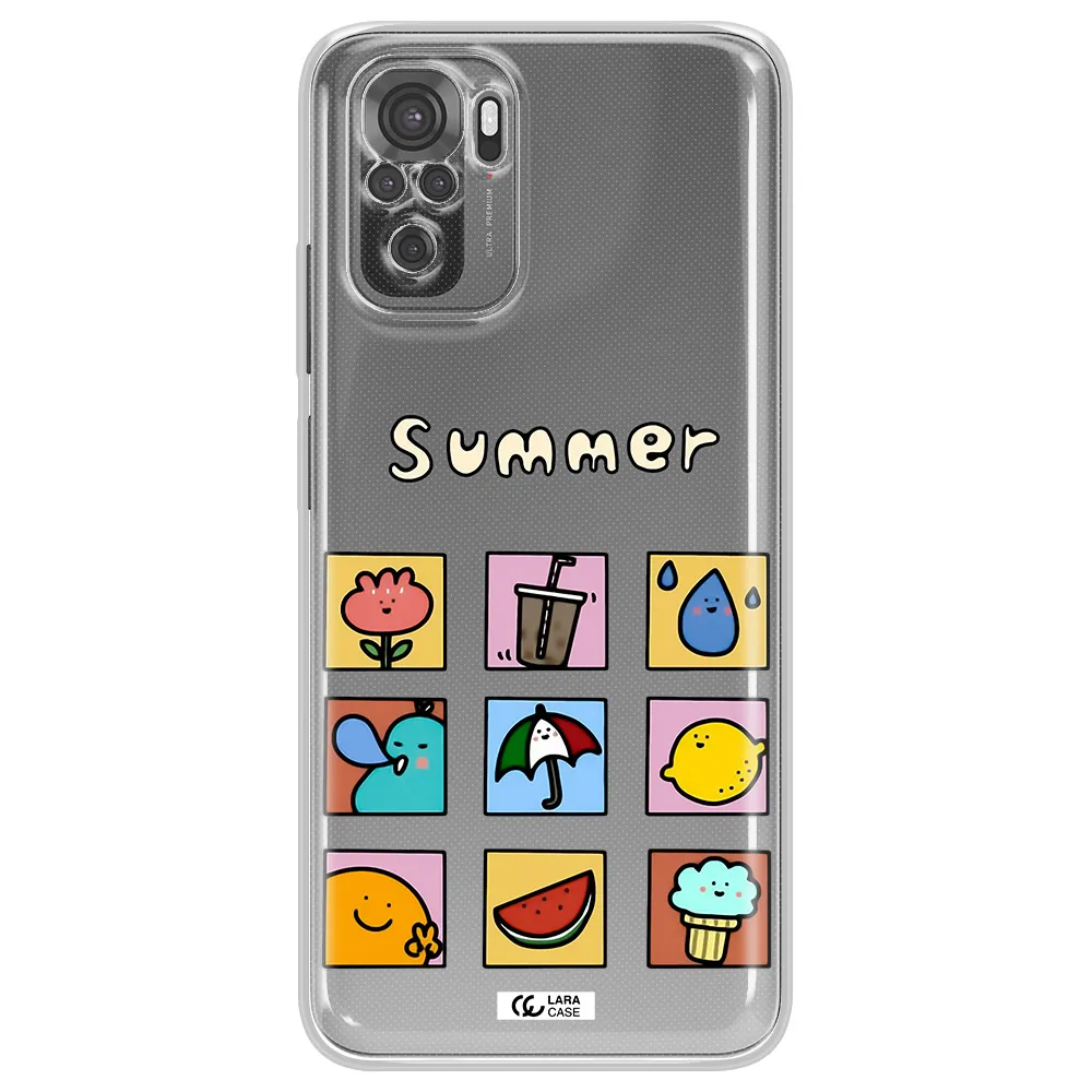 Summer Vibes Xiaomi Redmi Note 10S Clear Tpu Case