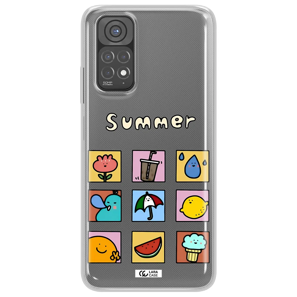 summer vibes Xiaomi Redmi Note 11 Clear TPU Case