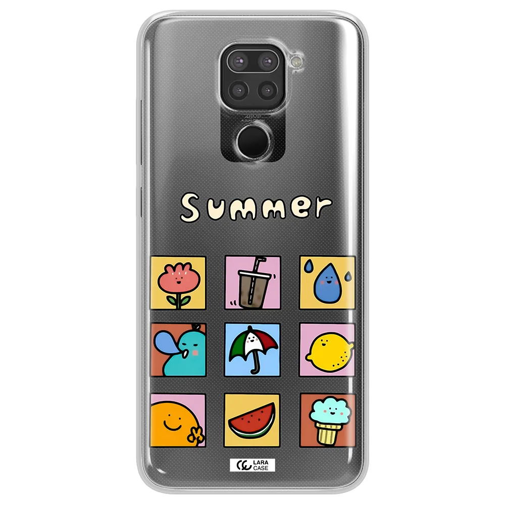summer vibes Xiaomi Redmi Note 9 Clear TPU Case