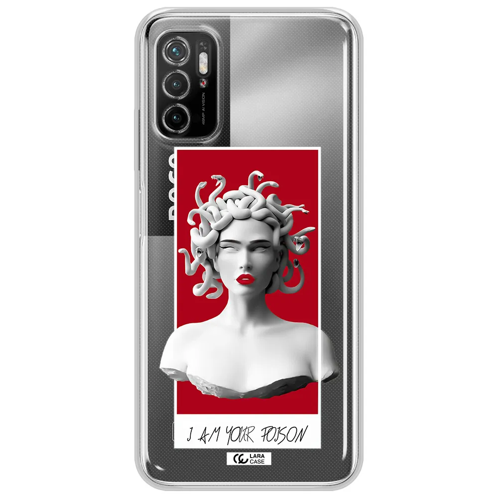 A Statue Of A Woman With Snakes On Her Head Xiaomi Poco M3 Pro Clear Tpu Case