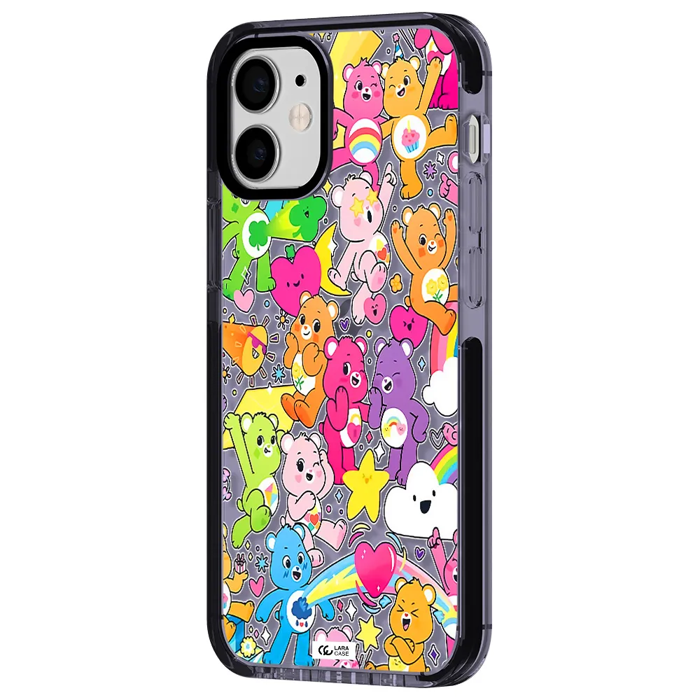 a pattern of cartoon bears Apple iPhone 12 mini impact Lilac Case