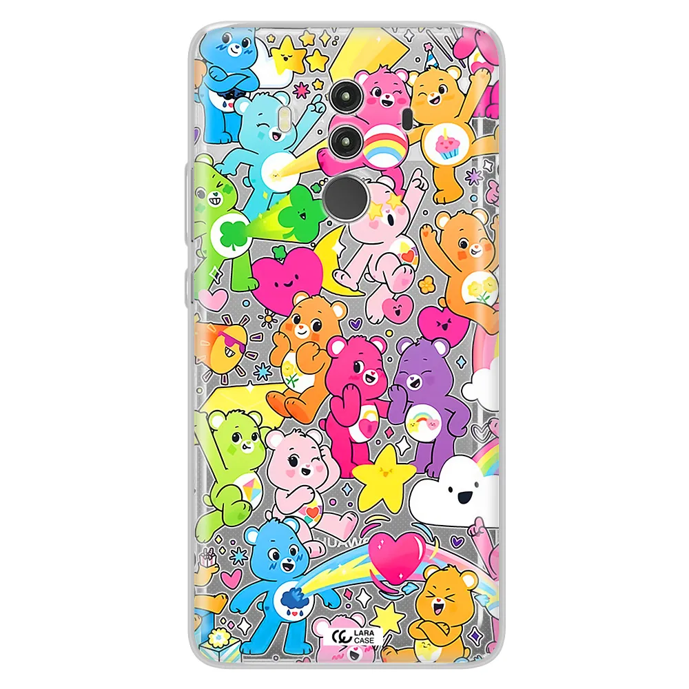 a pattern of cartoon bears Huawei Mate 10 Clear TPU Case
