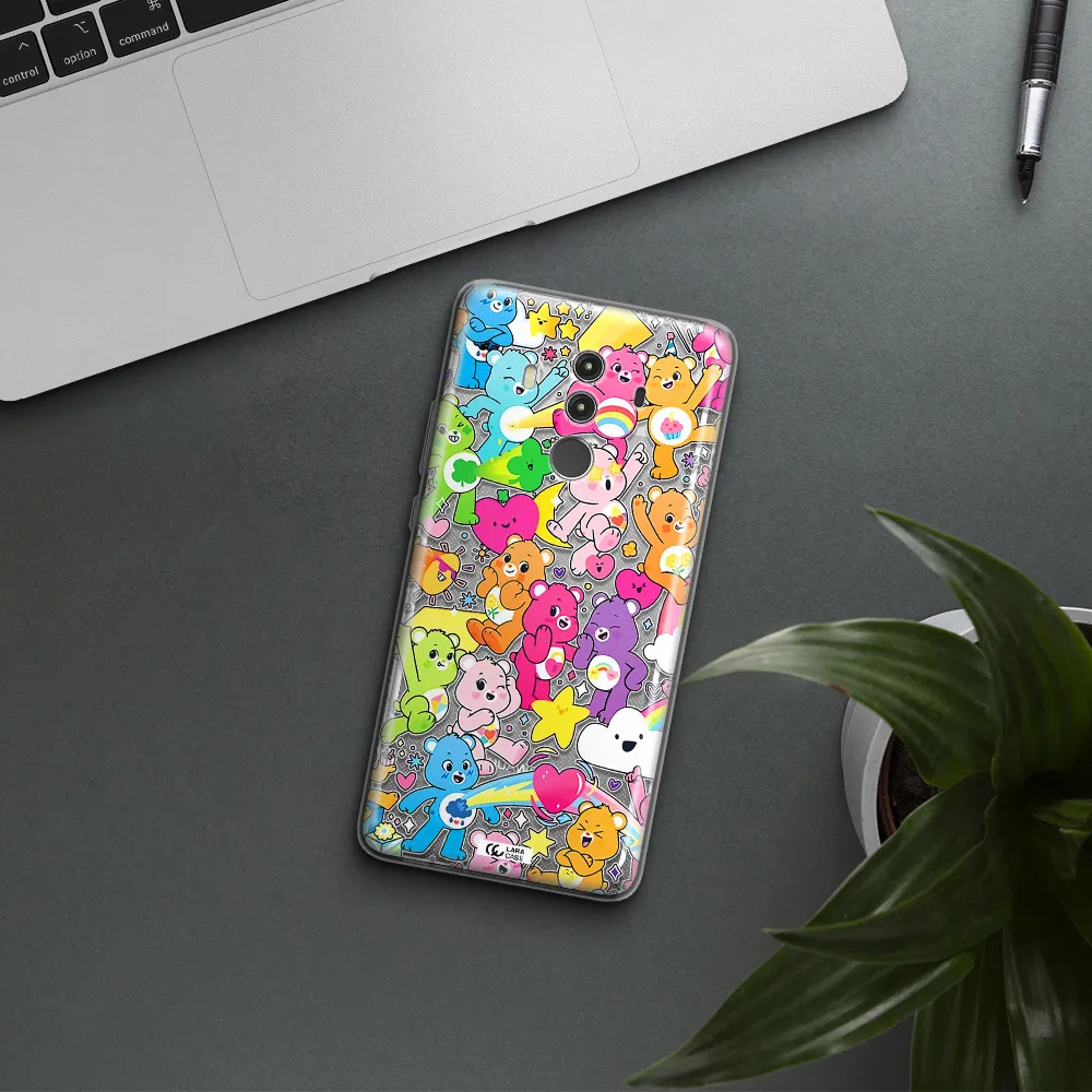 a pattern of cartoon bears Huawei Mate 10 Clear TPU Case