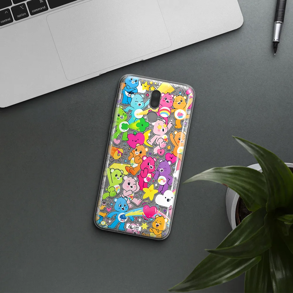 a pattern of cartoon bears Huawei Mate 10 Lite Clear TPU Case