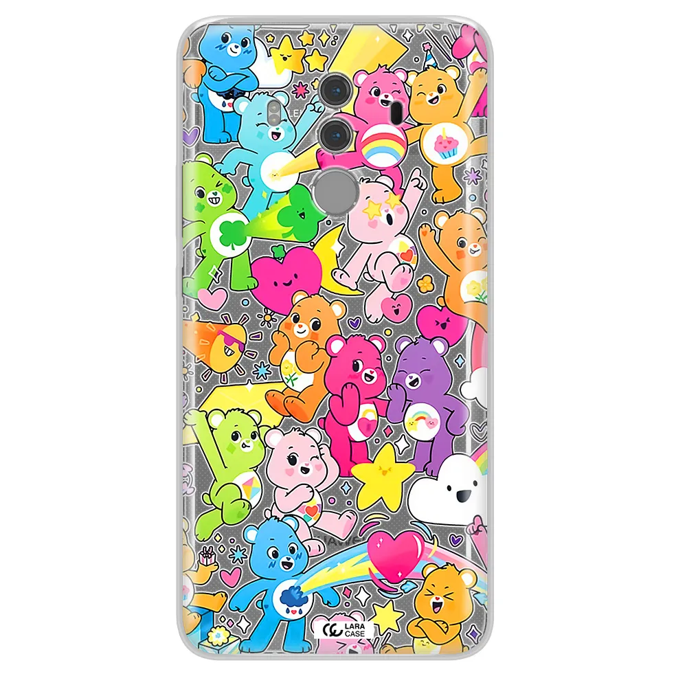a pattern of cartoon bears Huawei Mate 10 Pro Clear TPU Case