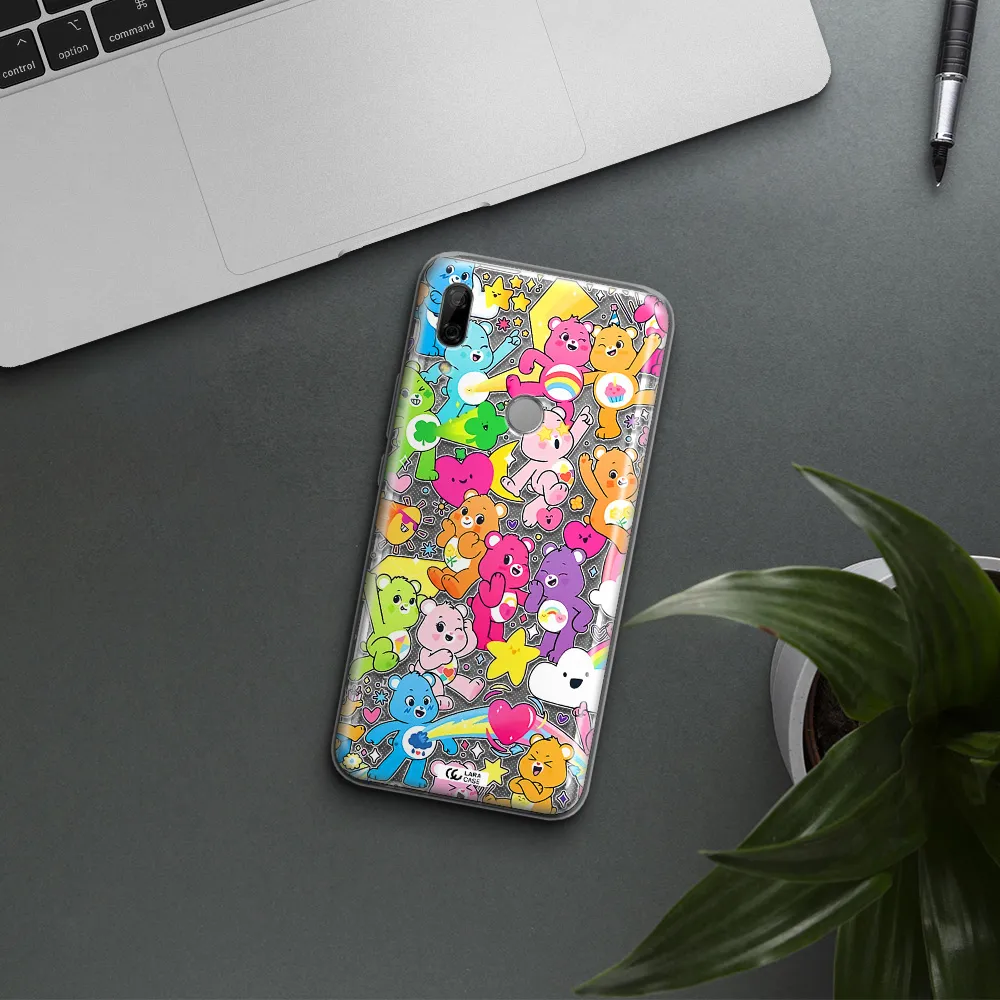 a pattern of cartoon bears Huawei P Smart Z Clear TPU Case