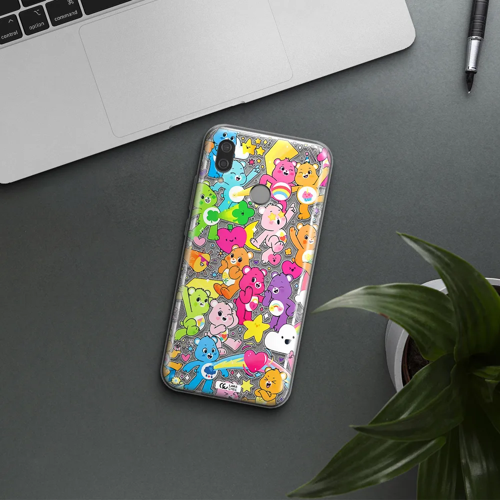 a pattern of cartoon bears Huawei P20 Lite Clear TPU Case