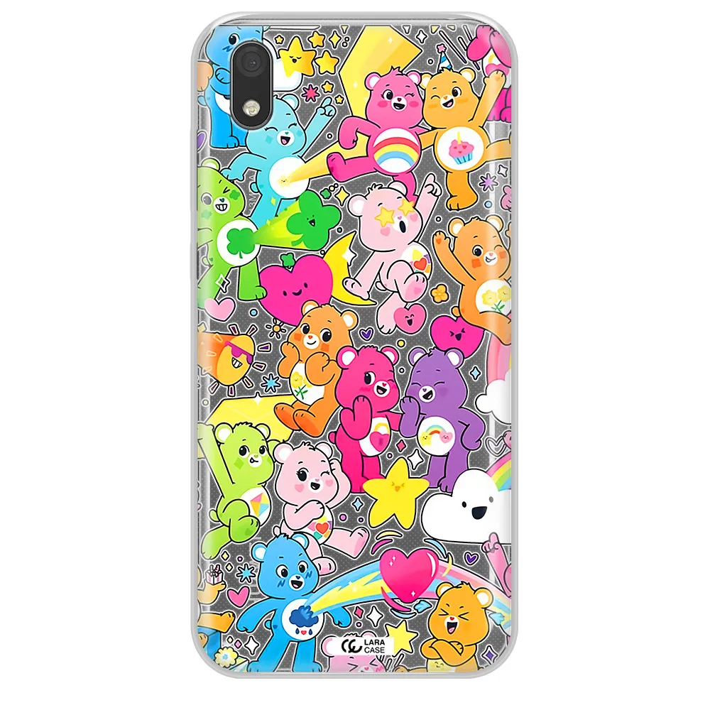 a pattern of cartoon bears Huawei Y5 2019 Clear TPU Case