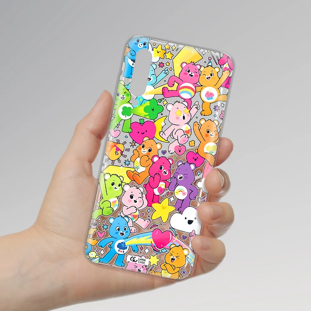 a pattern of cartoon bears Xiaomi Mi 9 Clear TPU Case