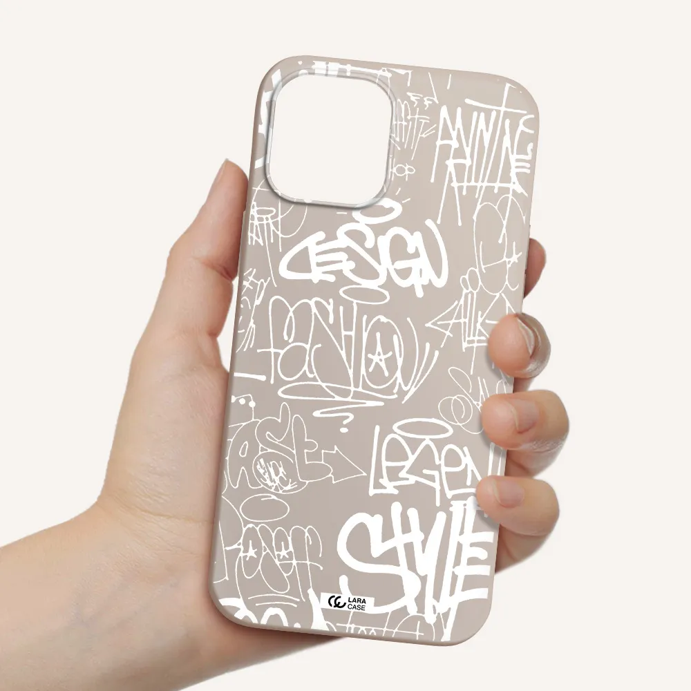 a white background with black and white clouds Apple iPhone 12 pro Silicone Stone Case