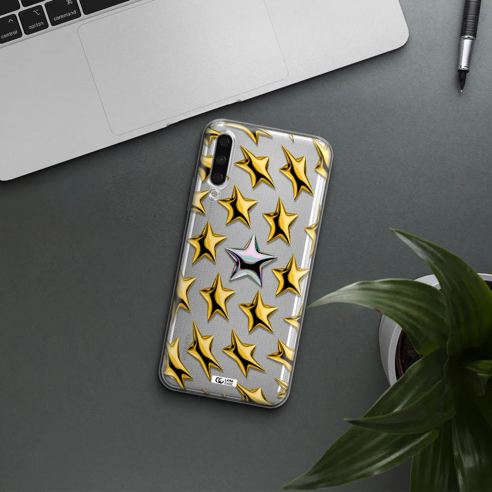A Group Of Gold Stars Huawei Y9S Clear Tpu Case