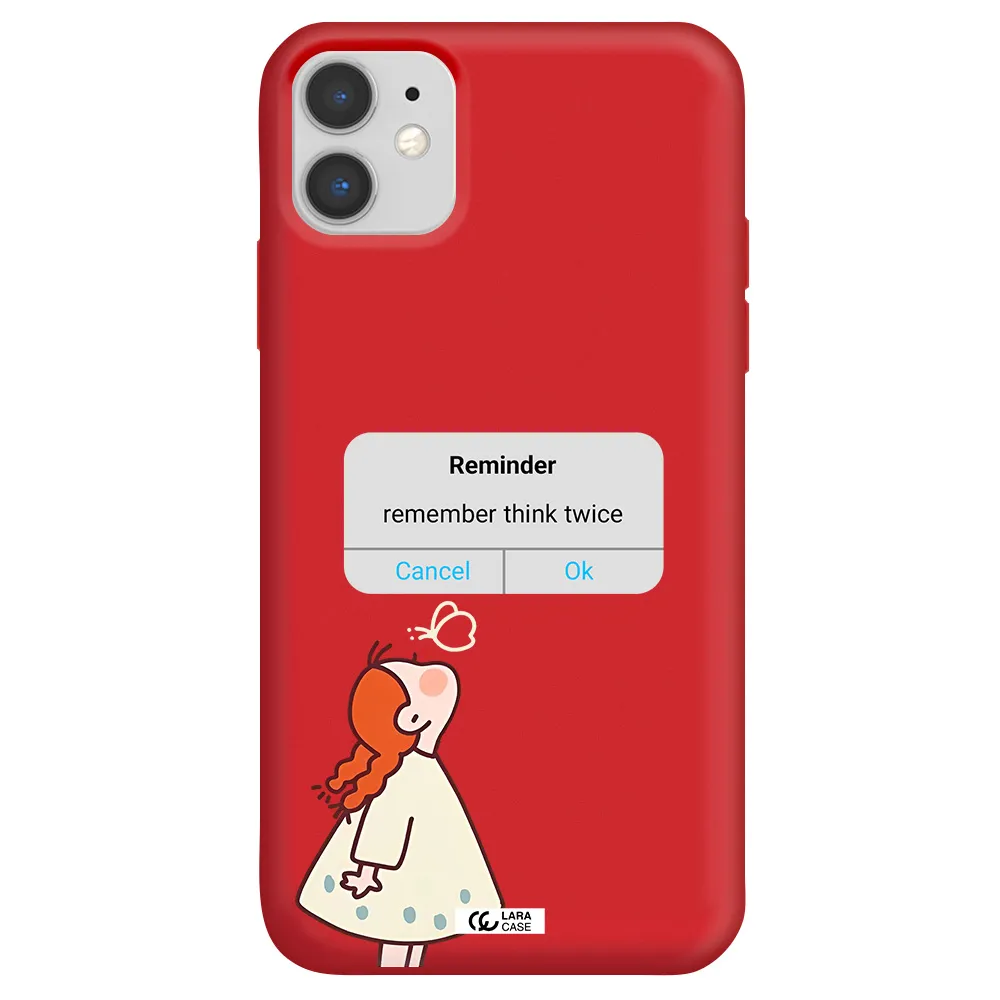 a screenshot of a phone Apple iPhone 11 Silicone Imperial Red Case