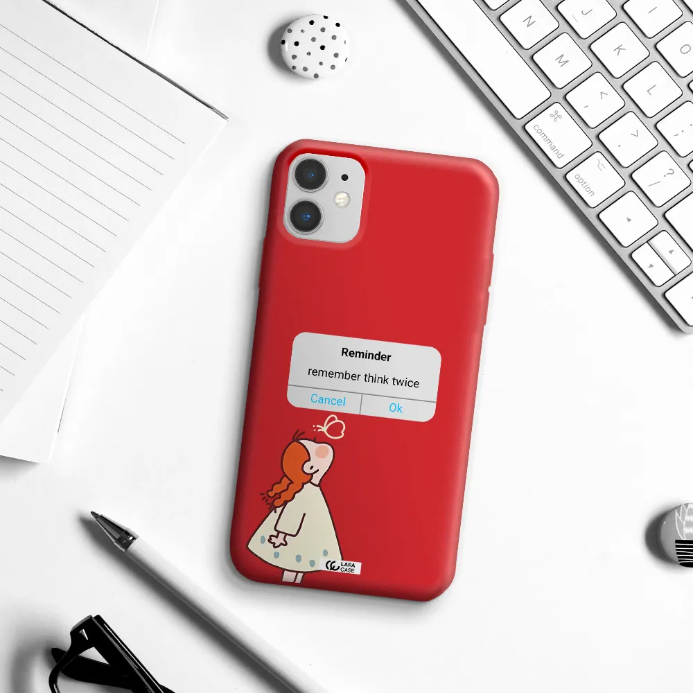 a screenshot of a phone Apple iPhone 11 Silicone Imperial Red Case