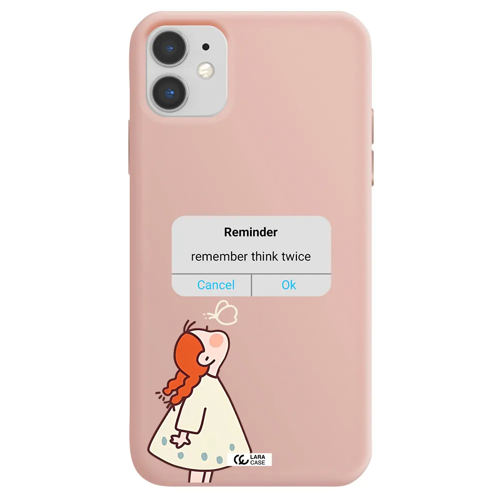 a screenshot of a phone Apple iPhone 11 Silicone pastel pink Case