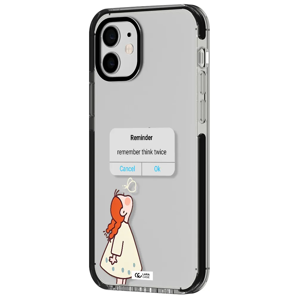 a screenshot of a phone Apple iPhone 12 impact black border Case