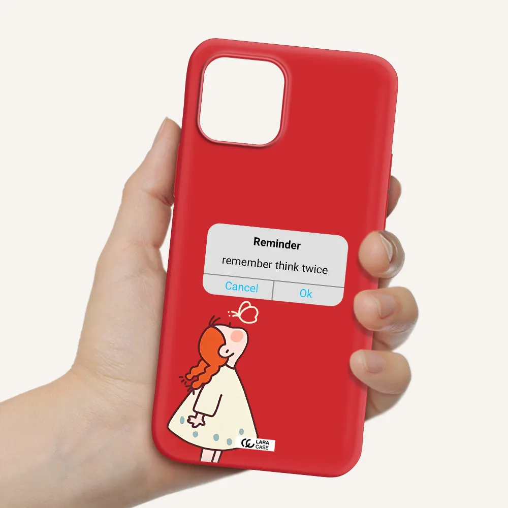 a screenshot of a phone Apple iPhone 12 mini Silicone Imperial Red Case