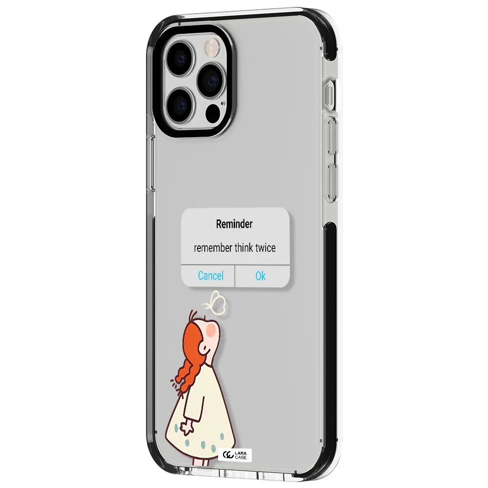 a screenshot of a phone Apple iPhone 12 pro impact black border Case