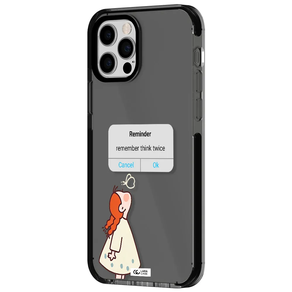 a screenshot of a phone Apple iPhone 12 pro impact Smoke Black Case