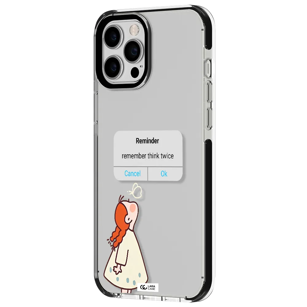 a screenshot of a phone Apple iPhone 12 pro max impact black border Case